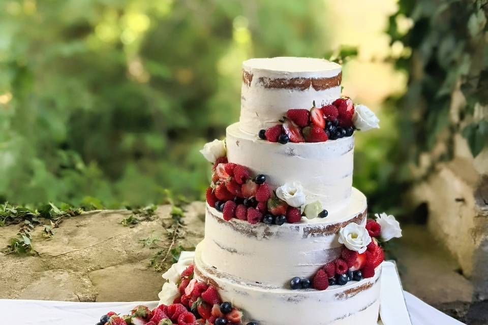 Naked cake fruit