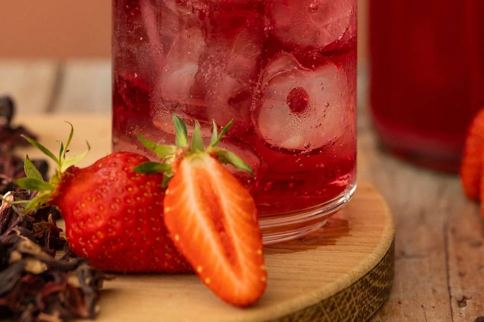 Limonade Fraise & Hibiscus