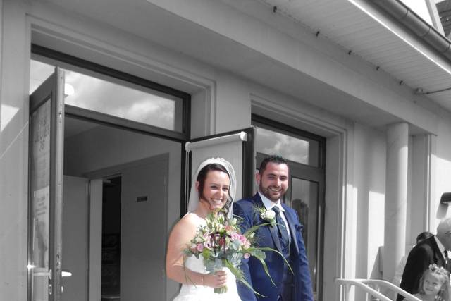 Photo retouché noir et blanc/c