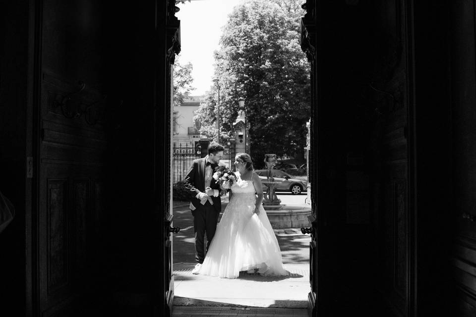 L'entrée des mariés