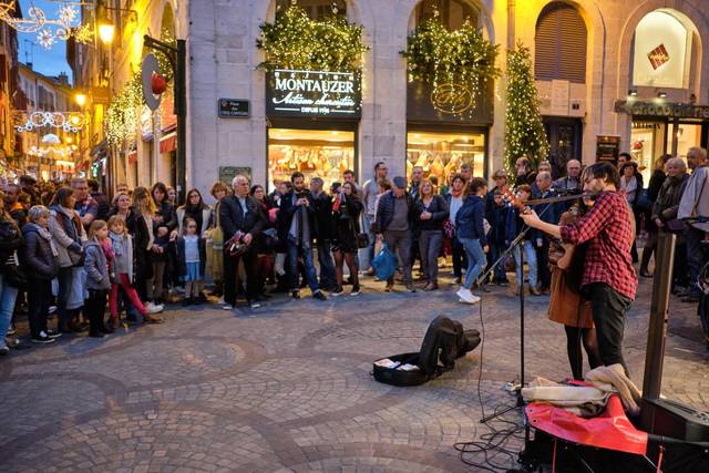Busking with Marie