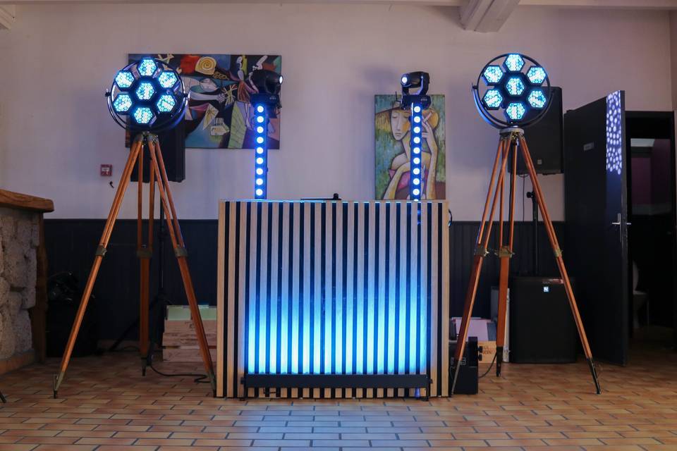 Installation en bleu