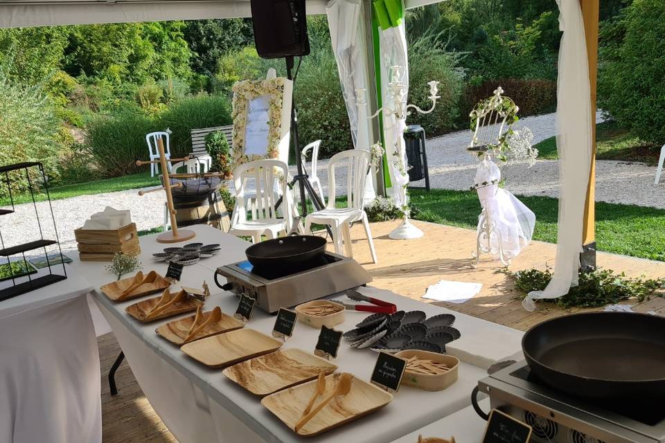 Buffet apéritif mariage