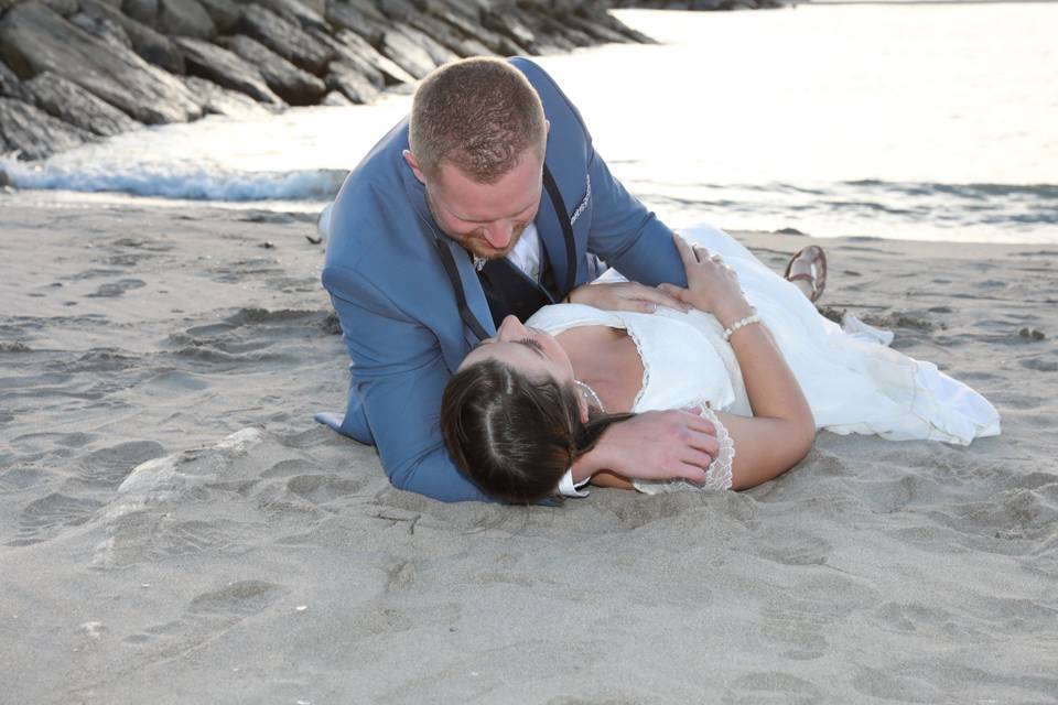 C est l amour à la plage ....