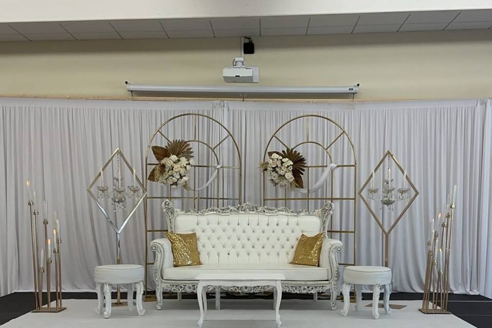 Trone baroque