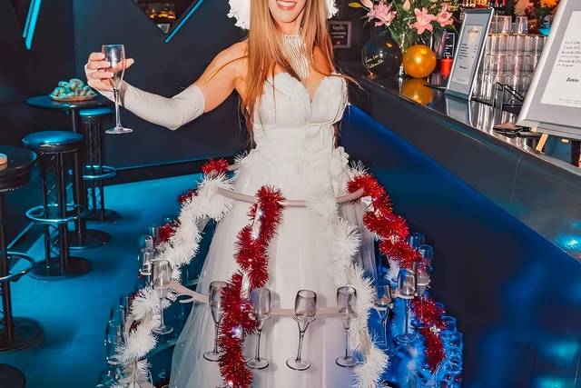 Robe champagne