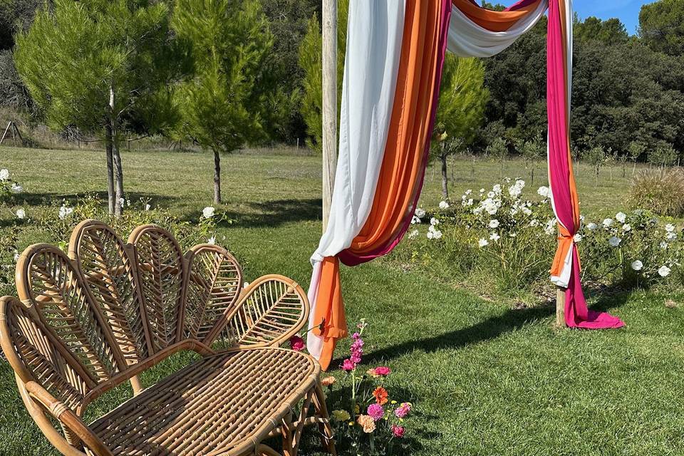 Sunset wedding