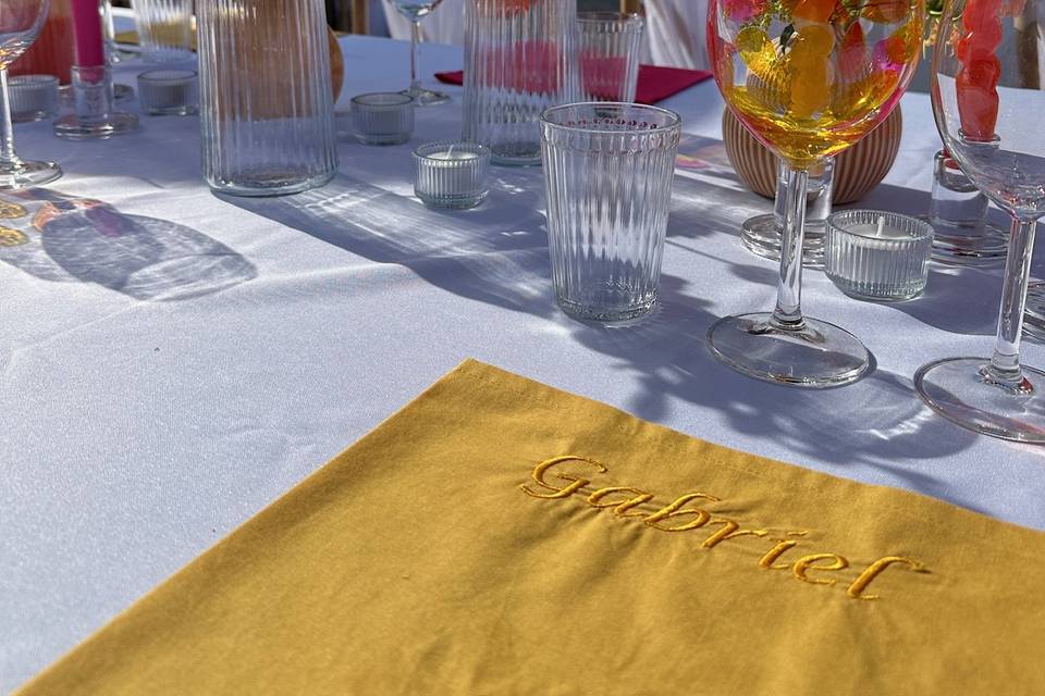 Sunset wedding
