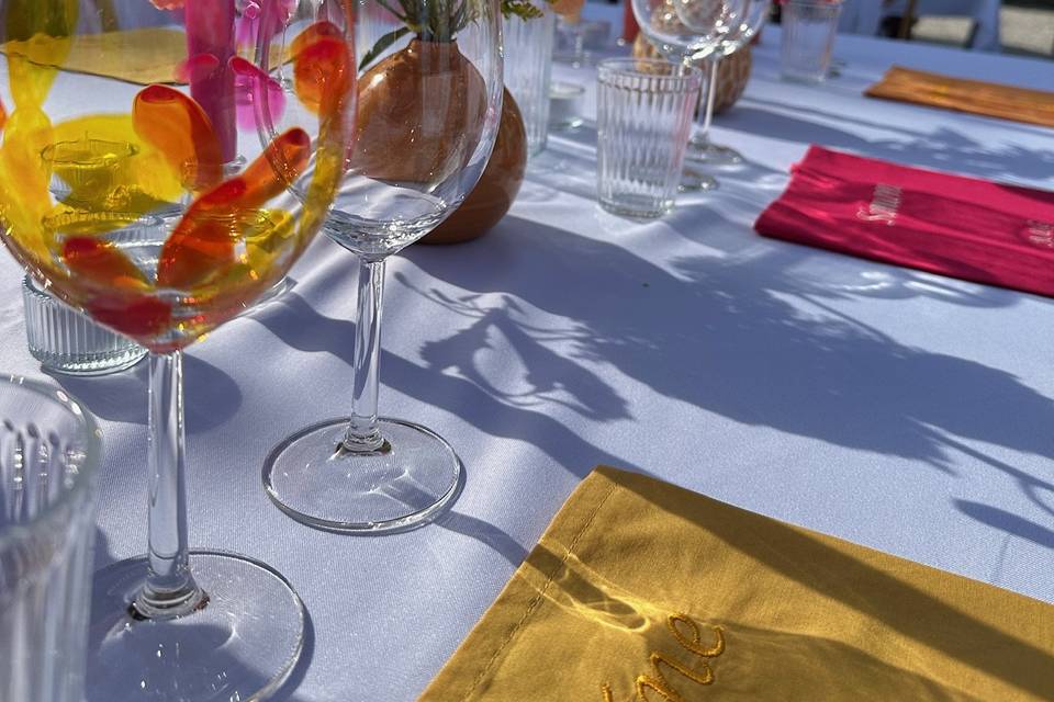Sunset wedding