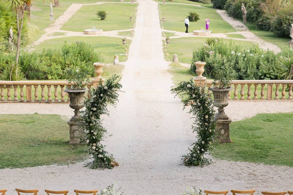 Provence wedding ceremony