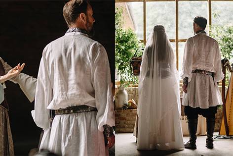 Cérémonie mariage médiéval