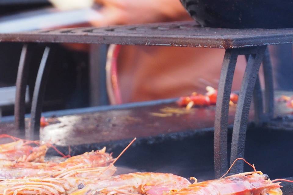 De bonnes gambas