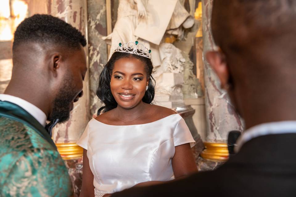 Un mariage émouvant