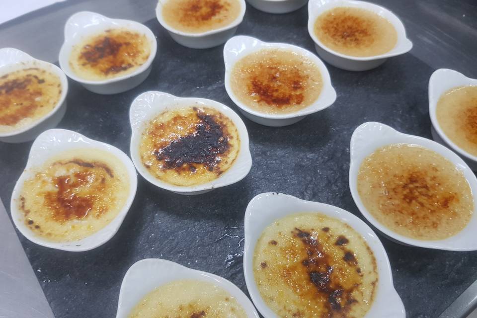 Creme brulee foie gras