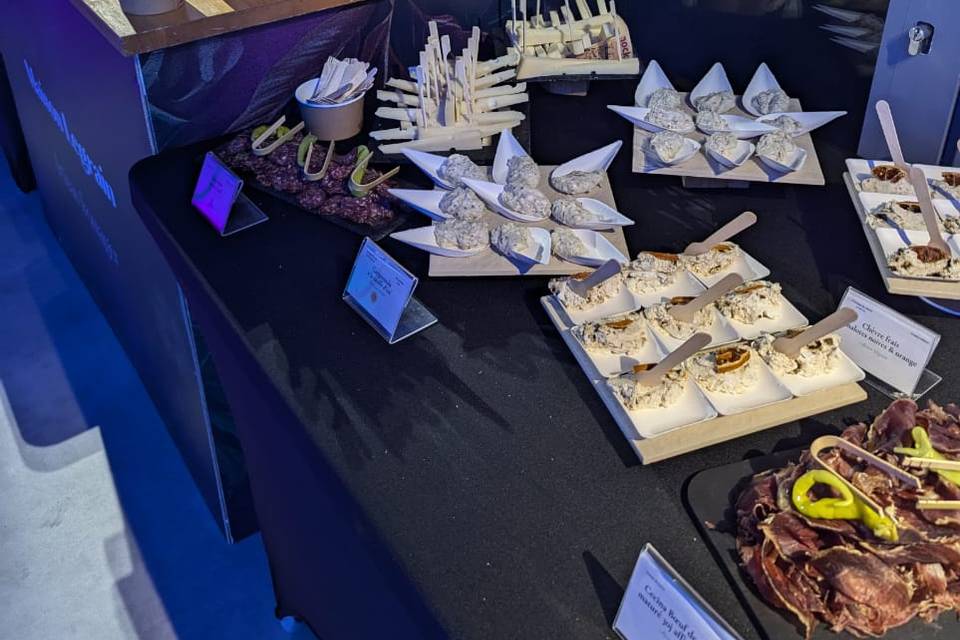 Buffet traiteur intérieur