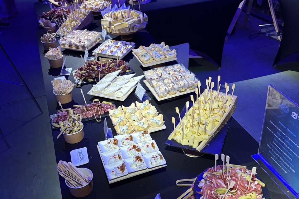 Buffet traiteur intérieur