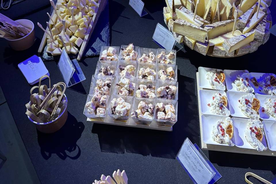 Buffet traiteur intérieur