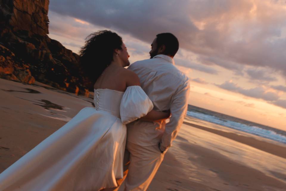 Sunset couple
