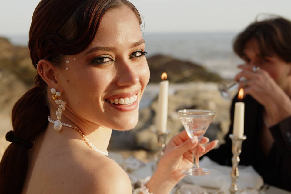 Un verre à la plage