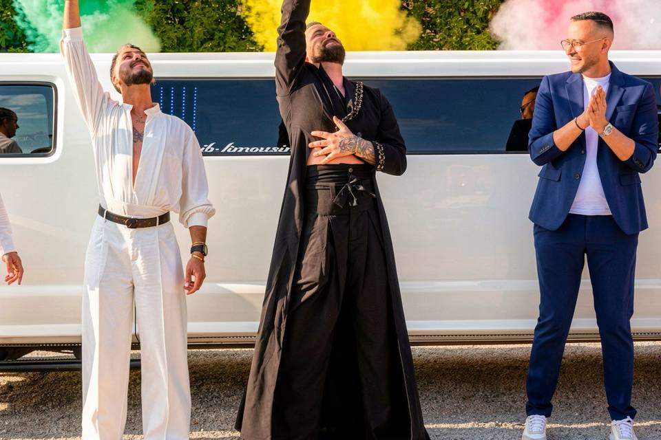Fusées de couleurs