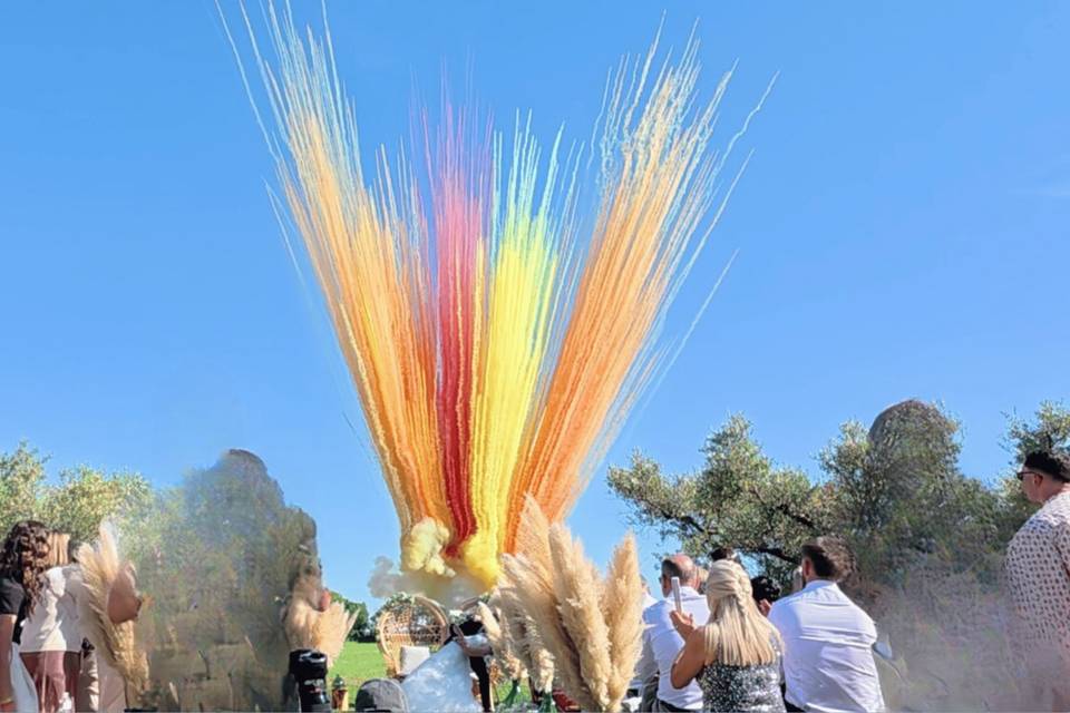 Fusées de couleur