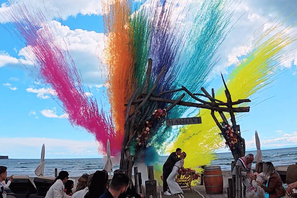Fusées de couleur