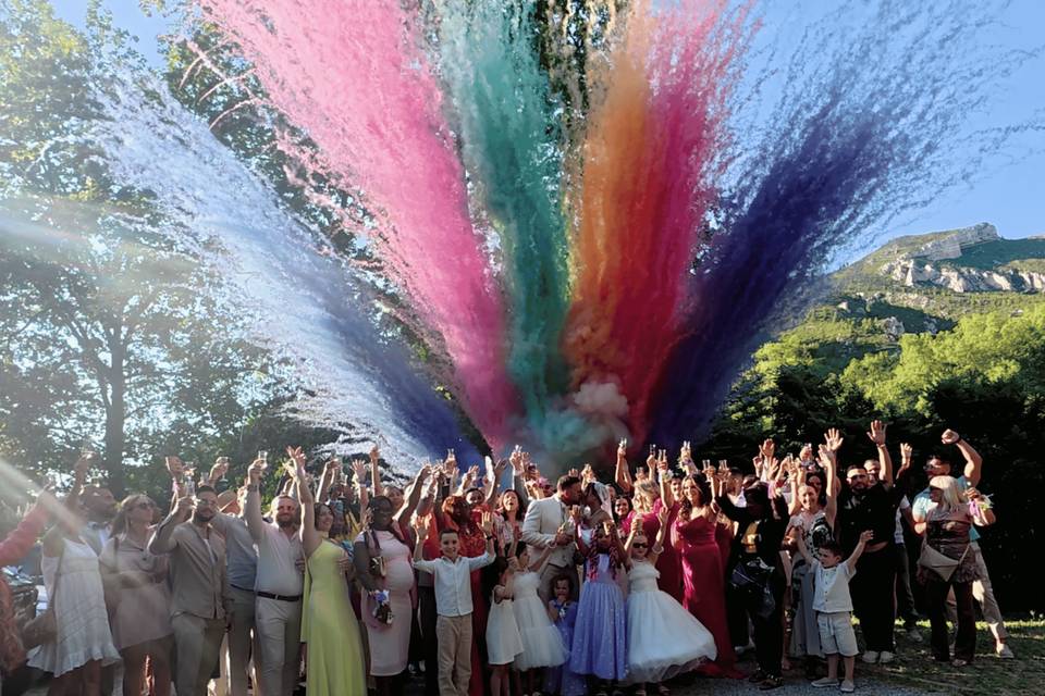Fusées de couleur