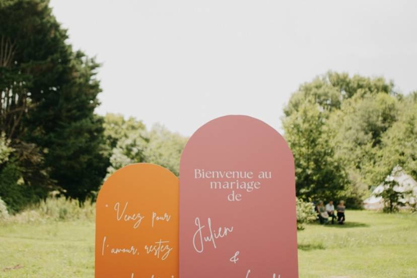 Panneaux de bienvenue