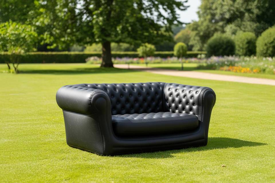 Canapé Chesterfield noir