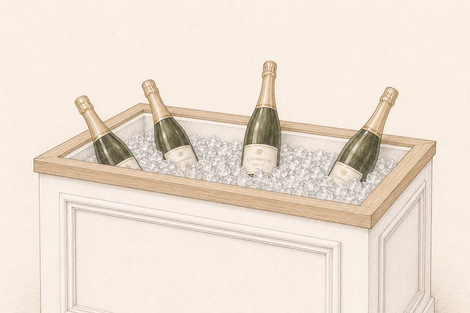 Baignoire à champagne