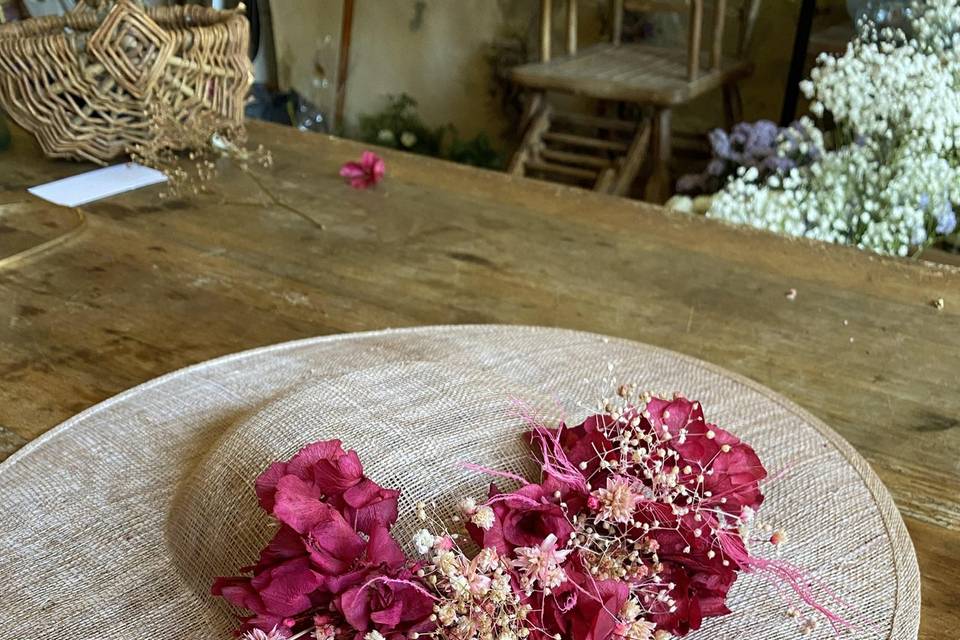 Chapeau fleuri