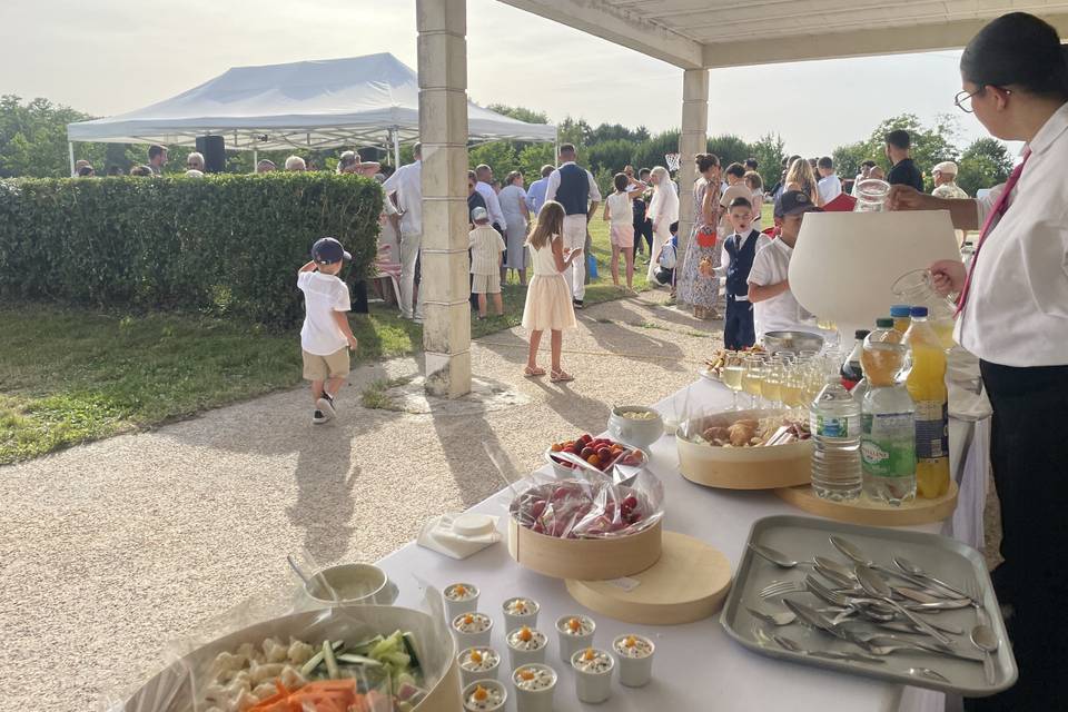 Buffet vin d'honneur