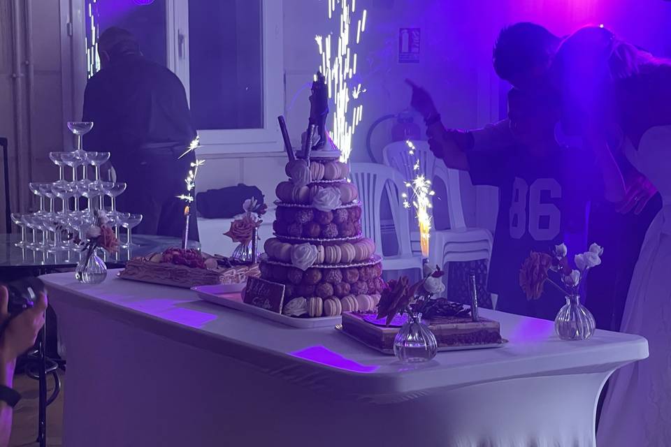 Présentation dessert