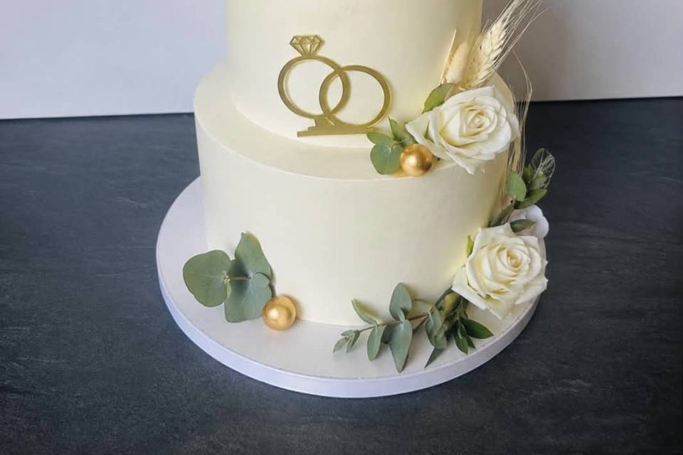 Wedding cake bohème