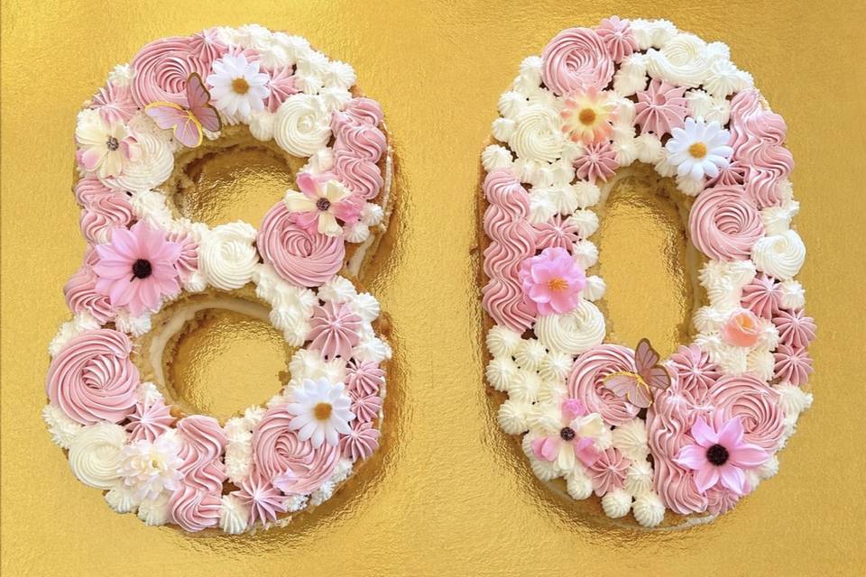 Numbers cakes personnalisé