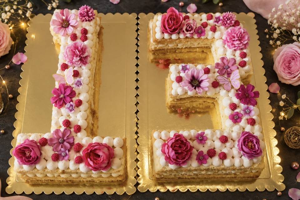Numbers cake