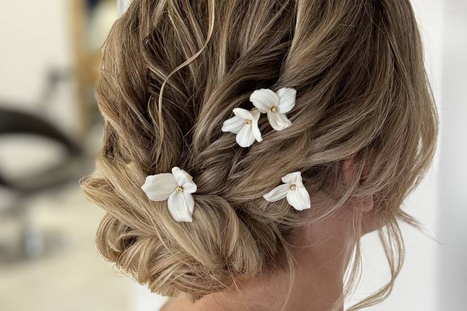 Chignon bas Boho