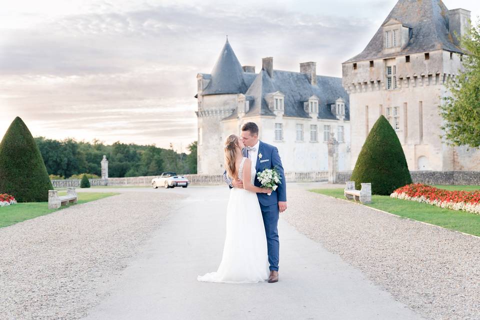 Couple au château