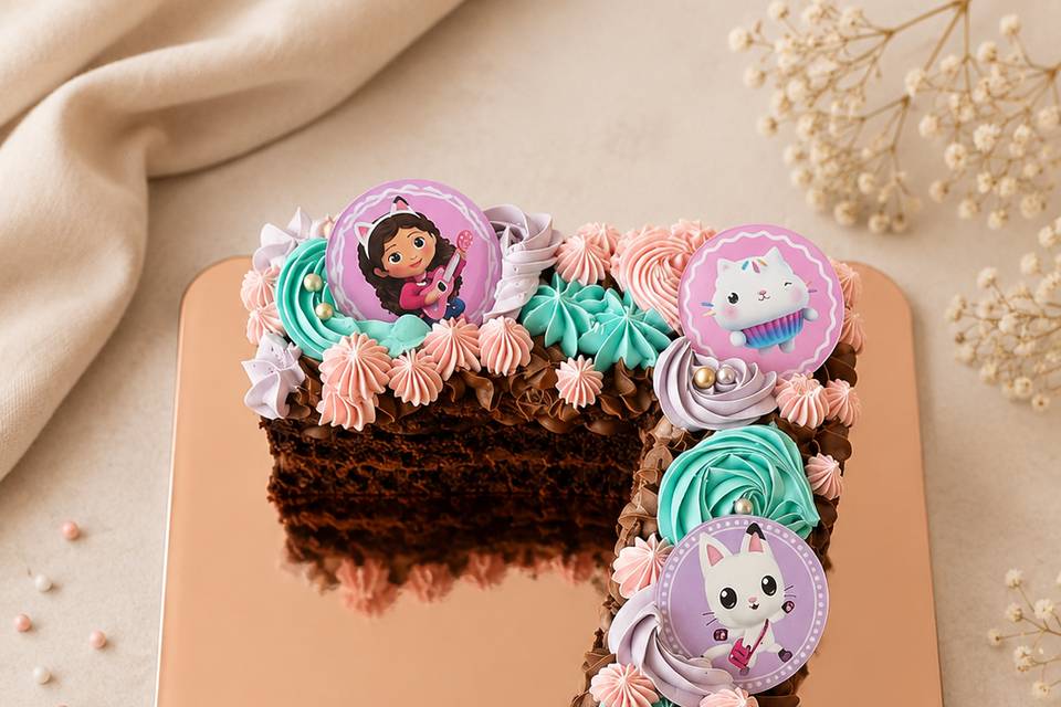 Numbers cake