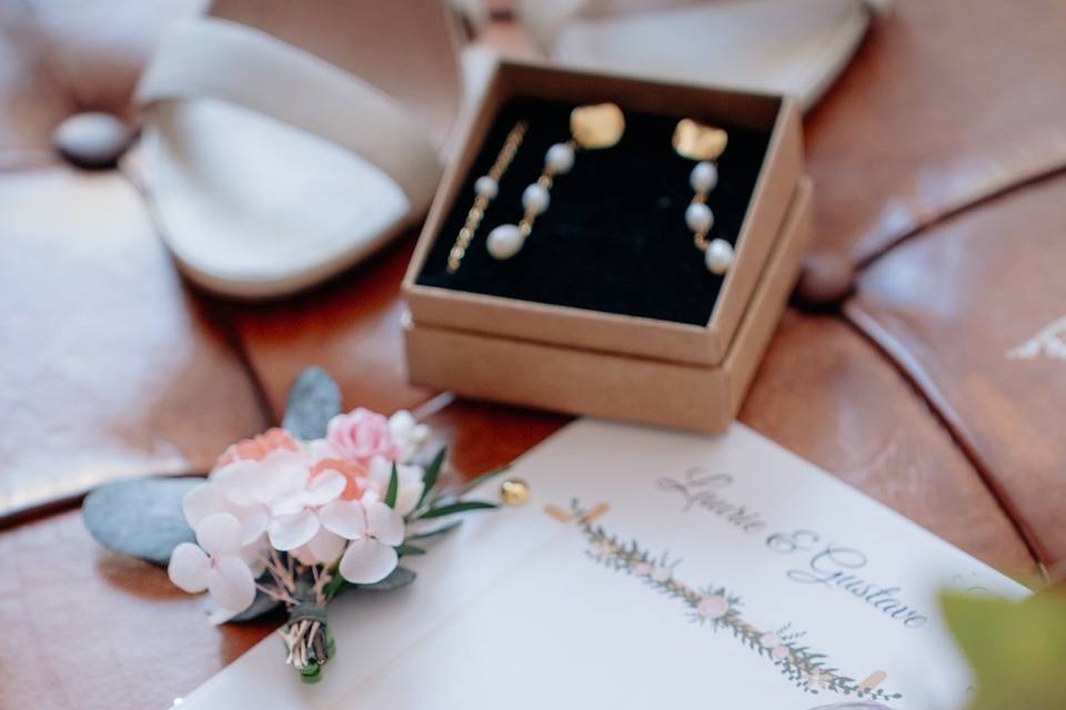 Détails des bijoux de la marée