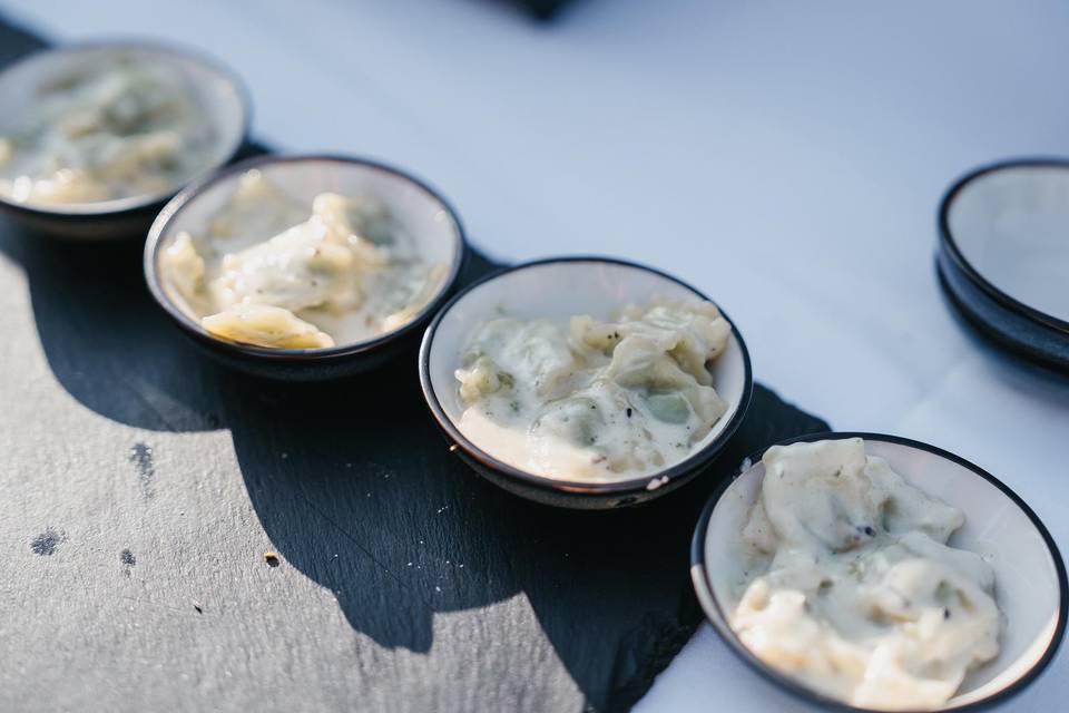 Ravioles à la crème tartuffo
