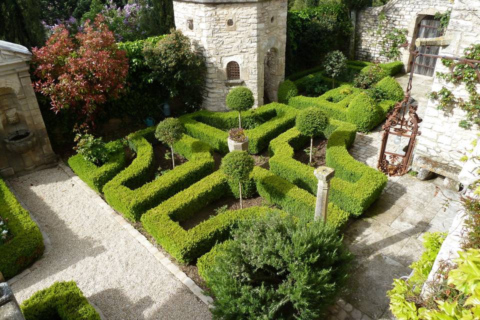 Petit jardin à la française