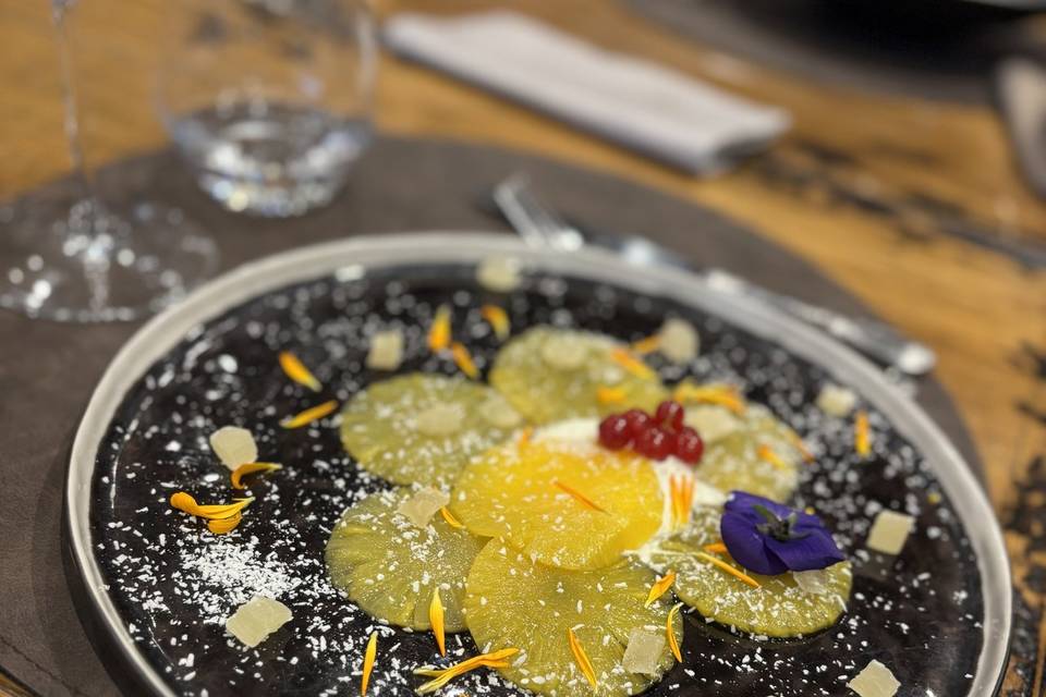 Carpaccio ananas