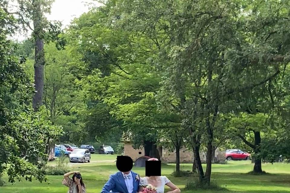 L'arrivée des mariés