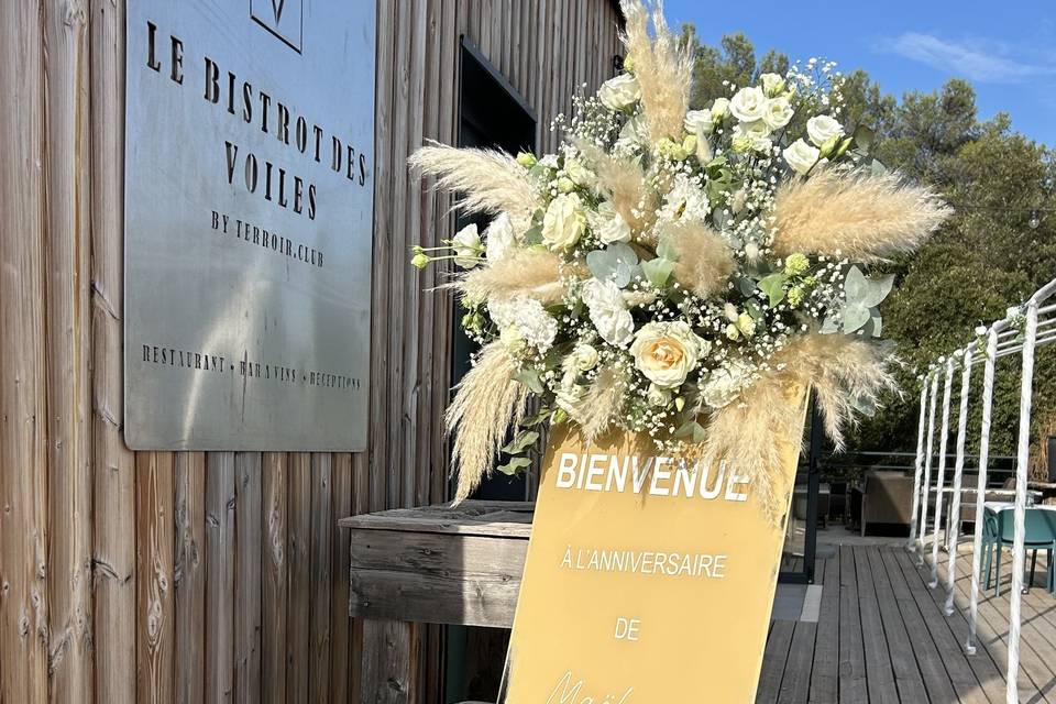 Panneau de bienvenue