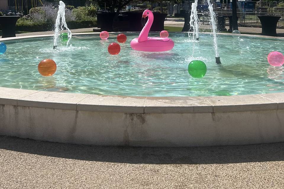 Habillage fontaine