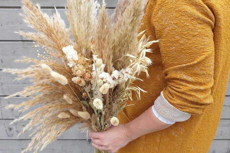 Bouquet fleurs séchées