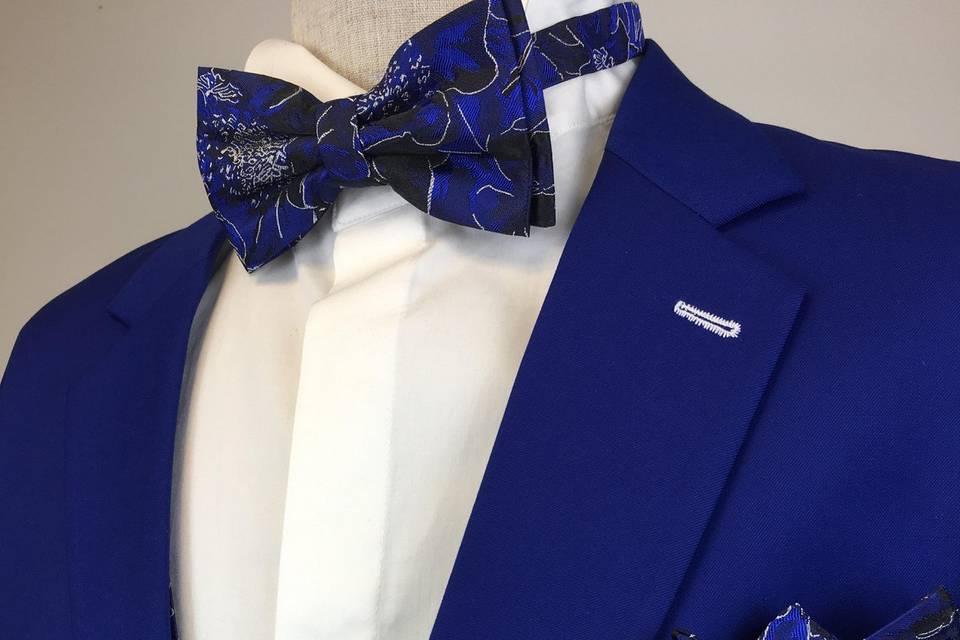 Costume homme bleu roi