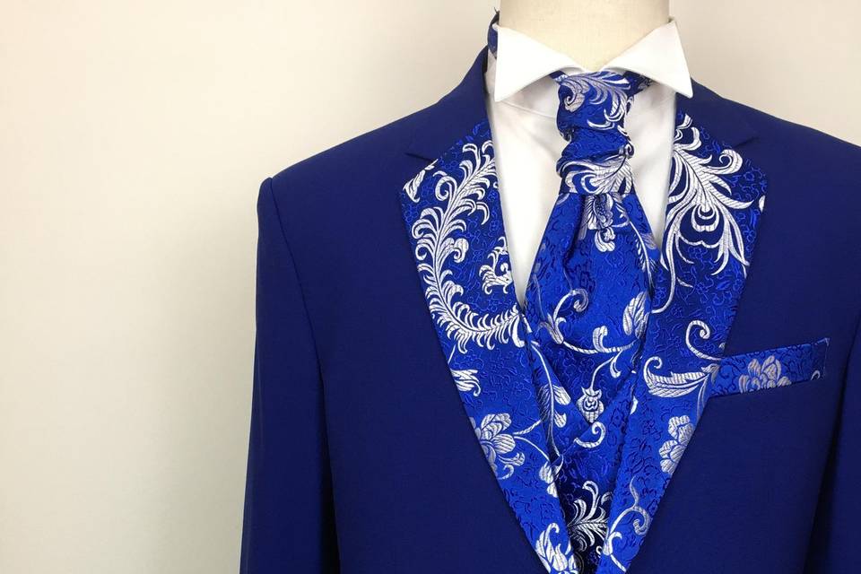 Costume homme bleu cérémonie