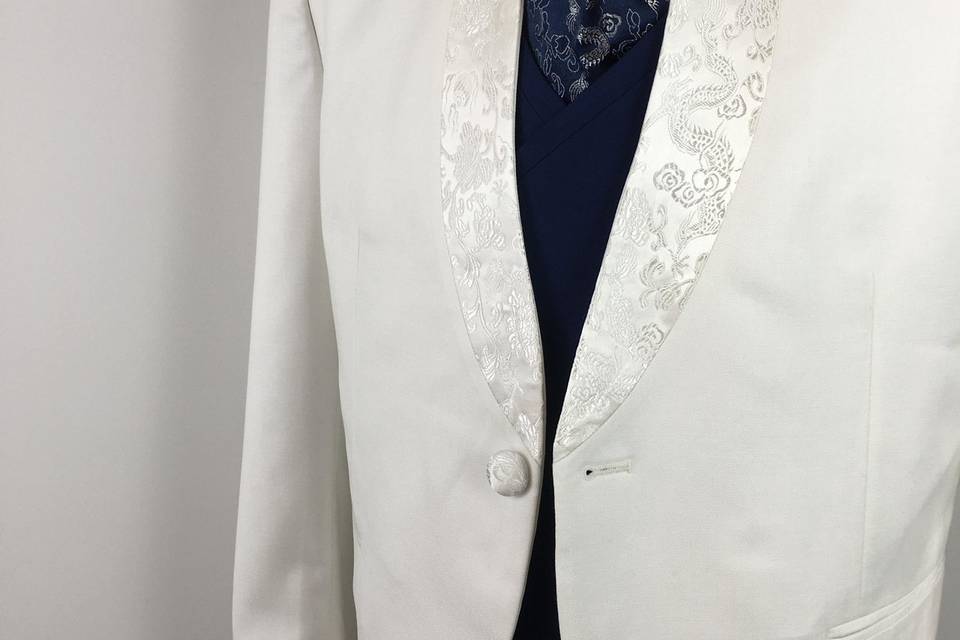 Costume homme cérémonie blanc